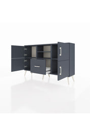 Arges Konsol 4 Raflı Tek Çekmeceli 4 Kapaklı 132x30x83 - S144M035V17A