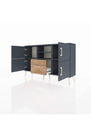 Arges Konsol 4 Raflı Tek Çekmeceli 4 Kapaklı 132x30x83 - S144M035V18A