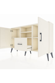 Arges Konsol 4 Raflı Tek Çekmeceli 2 Kapaklı 132x30x83 - S144M036V04A
