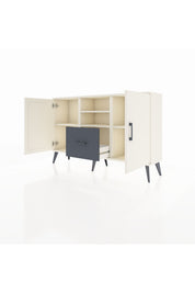 Arges Konsol 4 Raflı Tek Çekmeceli 2 Kapaklı 132x30x83 - S144M036V05A
