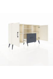 Arges Konsol 4 Raflı Tek Çekmeceli 2 Kapaklı 132x30x83 - S144M036V05A