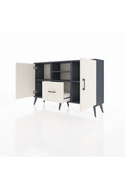 Arges Konsol 4 Raflı Tek Çekmeceli 2 Kapaklı 132x30x83 - S144M036V13A
