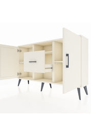 Arges Konsol 3 Raflı Tek Çekmeceli 2 Kapaklı 132x30x83 - S144M037V04A