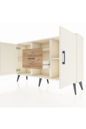Arges Konsol 3 Raflı Tek Çekmeceli 2 Kapaklı 132x30x83 - S144M037V06A