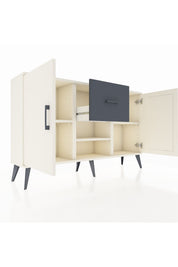 Arges Konsol 3 Raflı Tek Çekmeceli 2 Kapaklı 132x30x83 - S144M038V05A