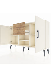 Arges Konsol 3 Raflı Tek Çekmeceli 2 Kapaklı 132x30x83 - S144M038V06A