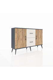 Arges Konsol 2 Raflı 2 Çekmeceli 2 Kapaklı 132x30x83 - S144M039V10A