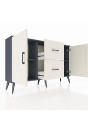 Arges Konsol 2 Raflı 2 Çekmeceli 2 Kapaklı 132x30x83 - S144M039V13A