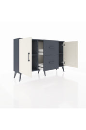 Arges Konsol 2 Raflı 2 Çekmeceli 2 Kapaklı 132x30x83 - S144M039V14A