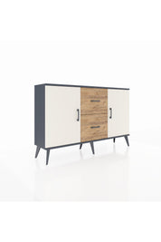 Arges Konsol 2 Raflı 2 Çekmeceli 2 Kapaklı 132x30x83 - S144M039V15A