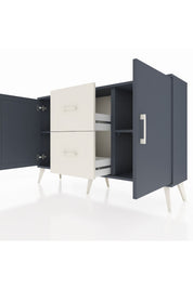 Arges Konsol 2 Raflı 2 Çekmeceli 2 Kapaklı 132x30x83 - S144M039V16A