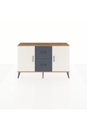 Arges Konsol 2 Raflı 2 Çekmeceli 2 Kapaklı 132x30x83 - S144M039V23A