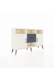 Arges Konsol 5 Raflı Tek Çekmeceli 2 Kapaklı 132x30x83 - S144M040V05A