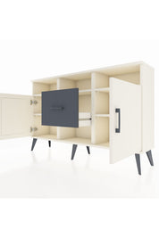 Arges Konsol 5 Raflı Tek Çekmeceli 2 Kapaklı 132x30x83 - S144M040V05A