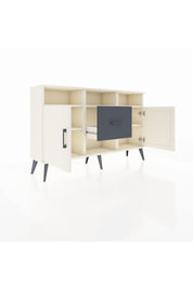 Arges Konsol 5 Raflı Tek Çekmeceli 2 Kapaklı 132x30x83 - S144M040V05A