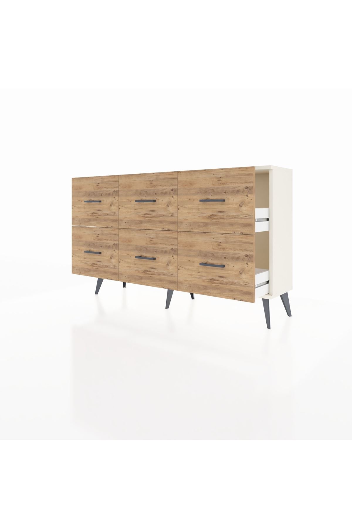 Arges Konsol 6 Çekmeceli 132x30x83 - S144M041V06A