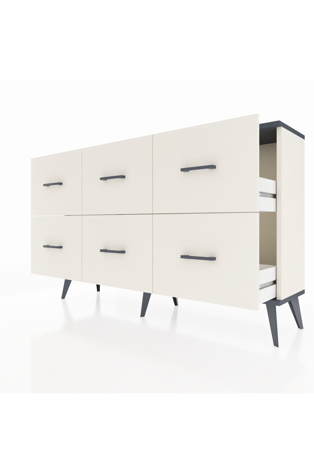 Arges Konsol 6 Çekmeceli 132x30x83 - S144M041V07A