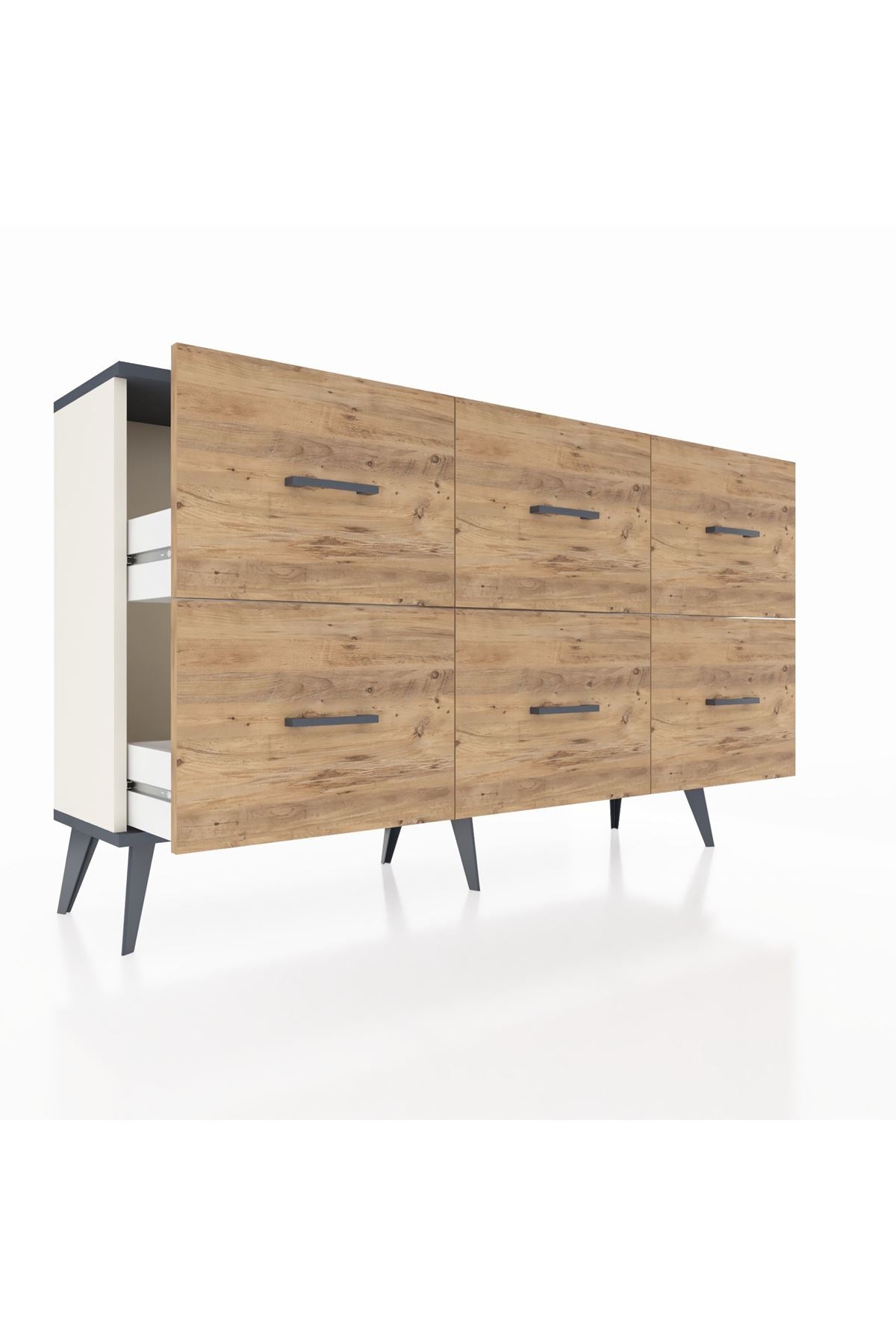 Arges Konsol 6 Çekmeceli 132x30x83 - S144M041V09A