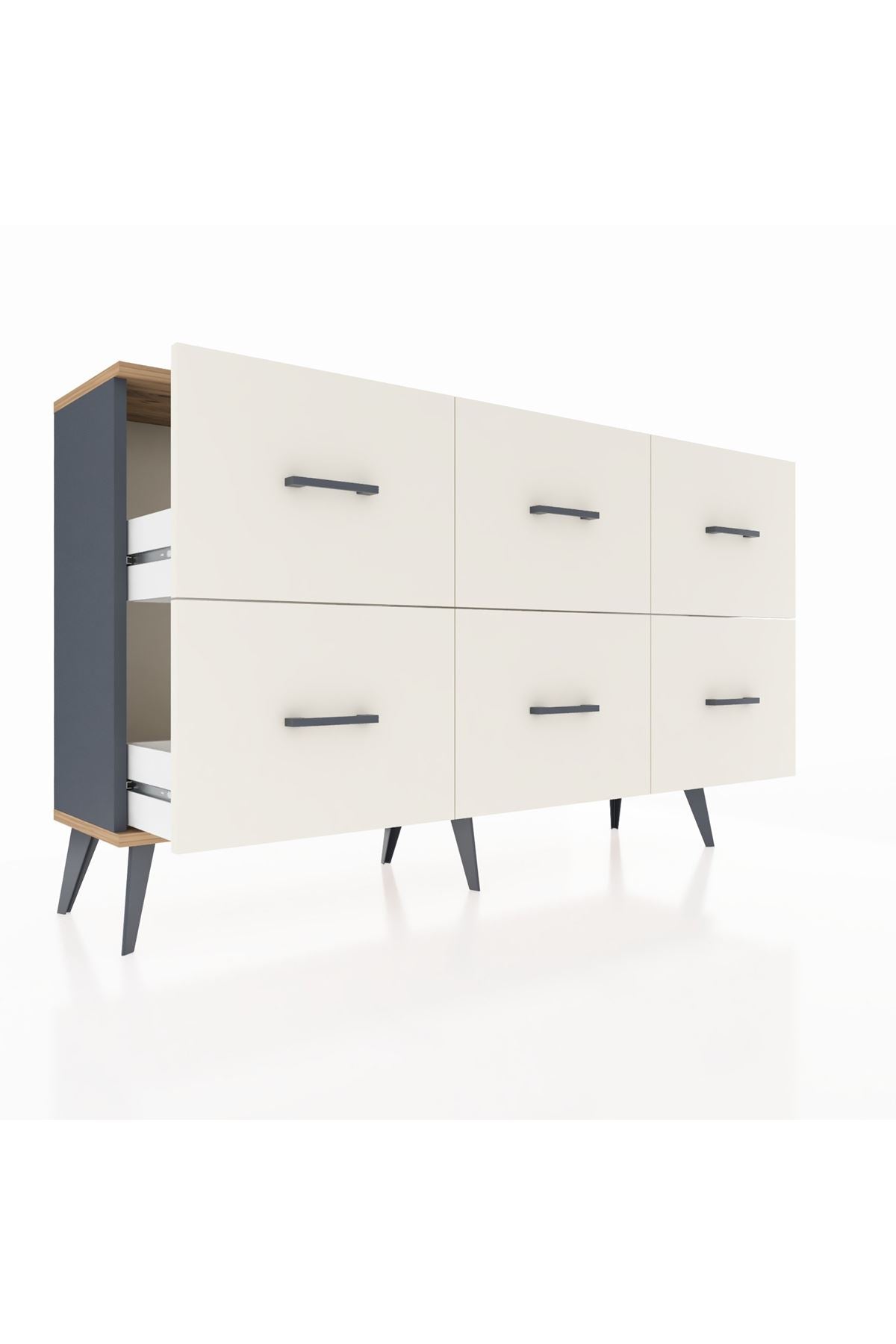 Arges Konsol 6 Çekmeceli 132x30x83 - S144M041V10A