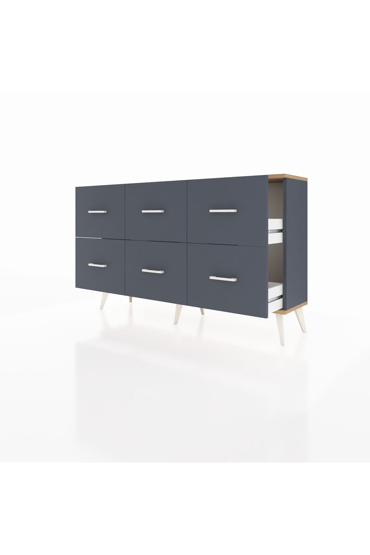 Arges Konsol 6 Çekmeceli 132x30x83 - S144M041V11A
