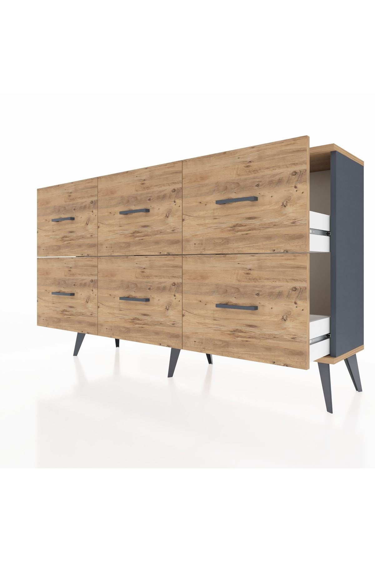 Arges Konsol 6 Çekmeceli 132x30x83 - S144M041V12A
