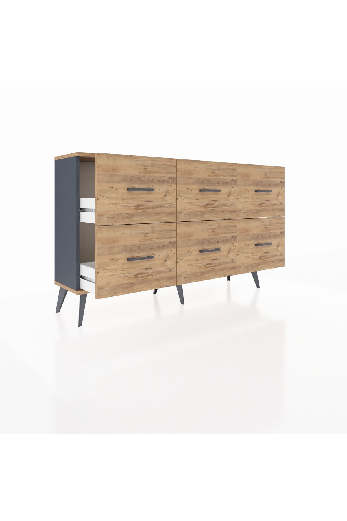 Arges Konsol 6 Çekmeceli 132x30x83 - S144M041V12A