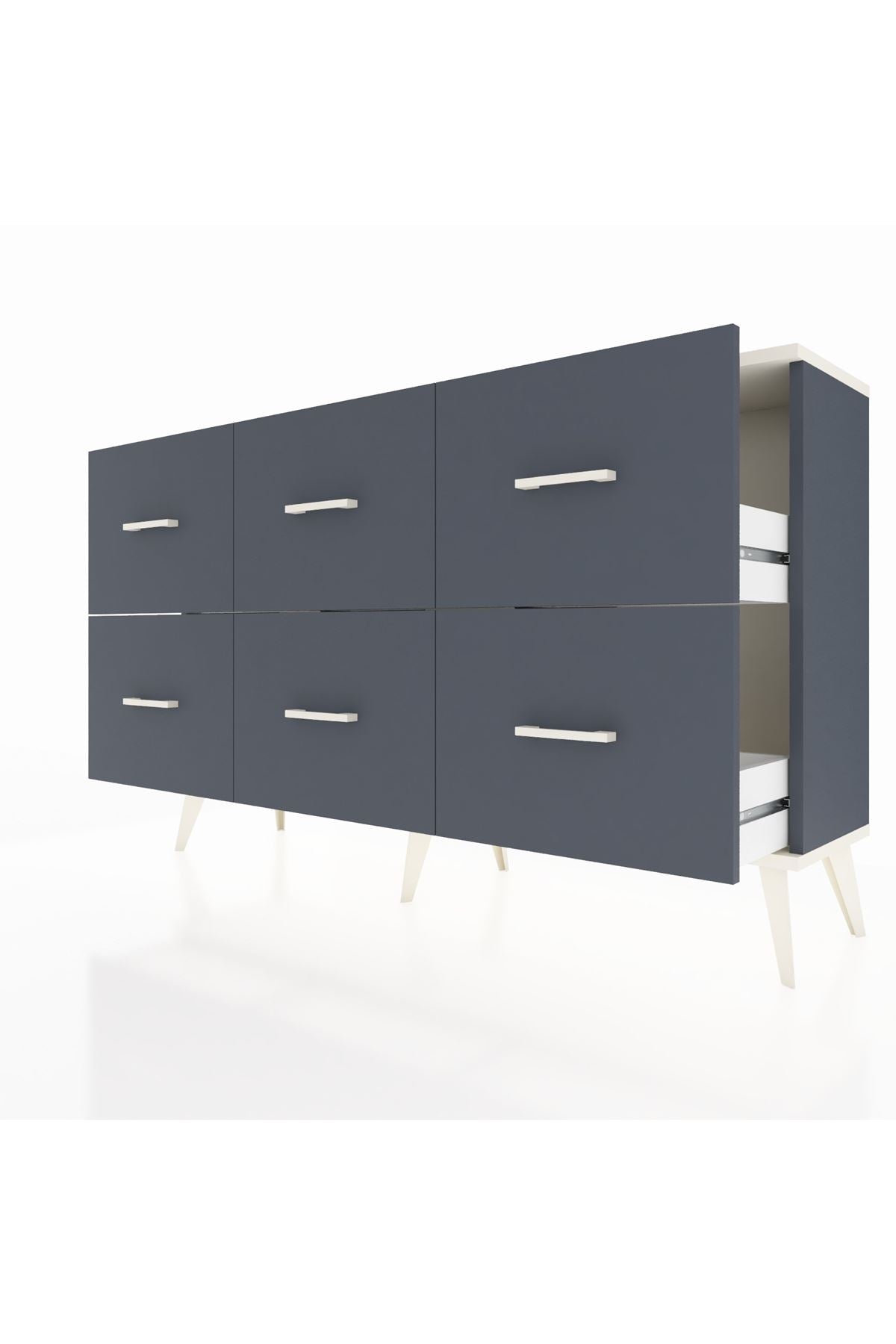 Arges Konsol 6 Çekmeceli 132x30x83 - S144M041V14A