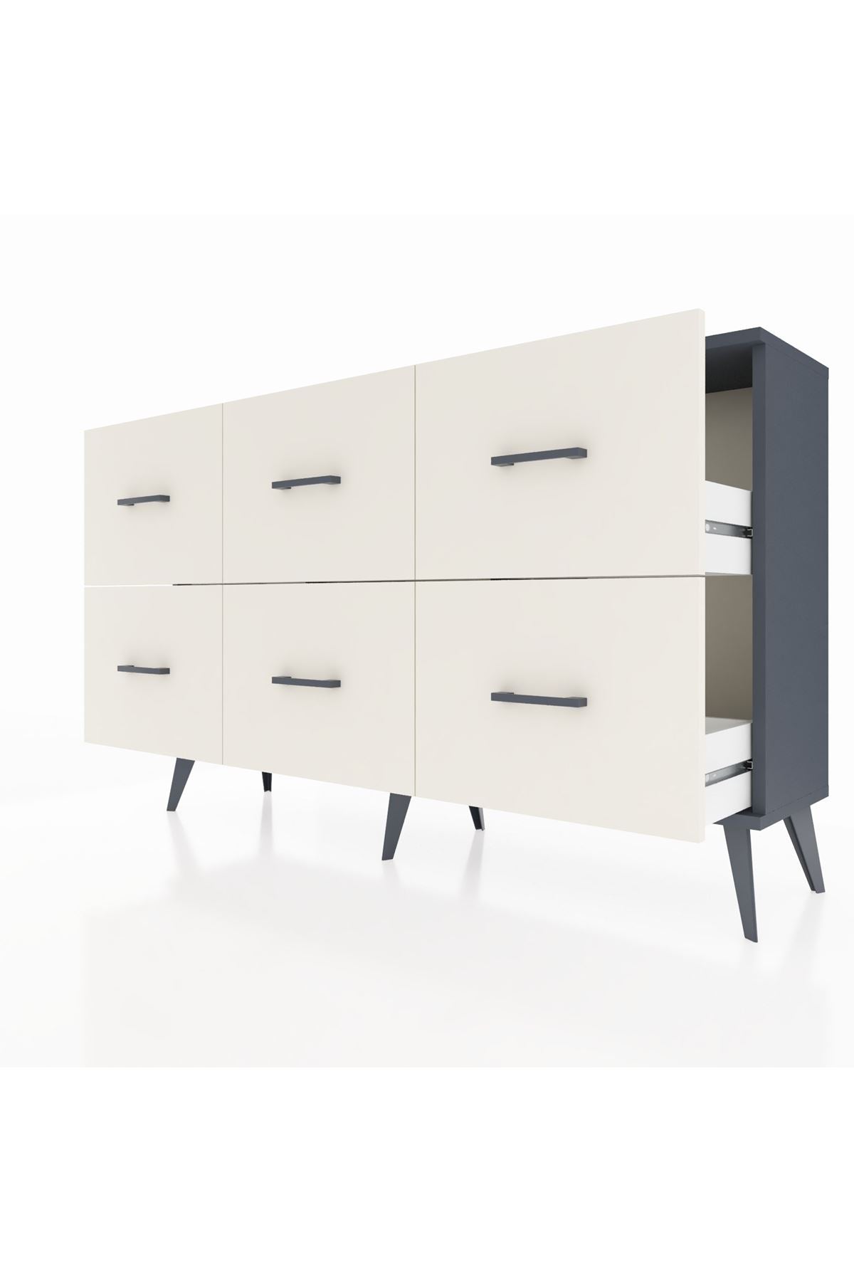 Arges Konsol 6 Çekmeceli 132x30x83 - S144M041V16A