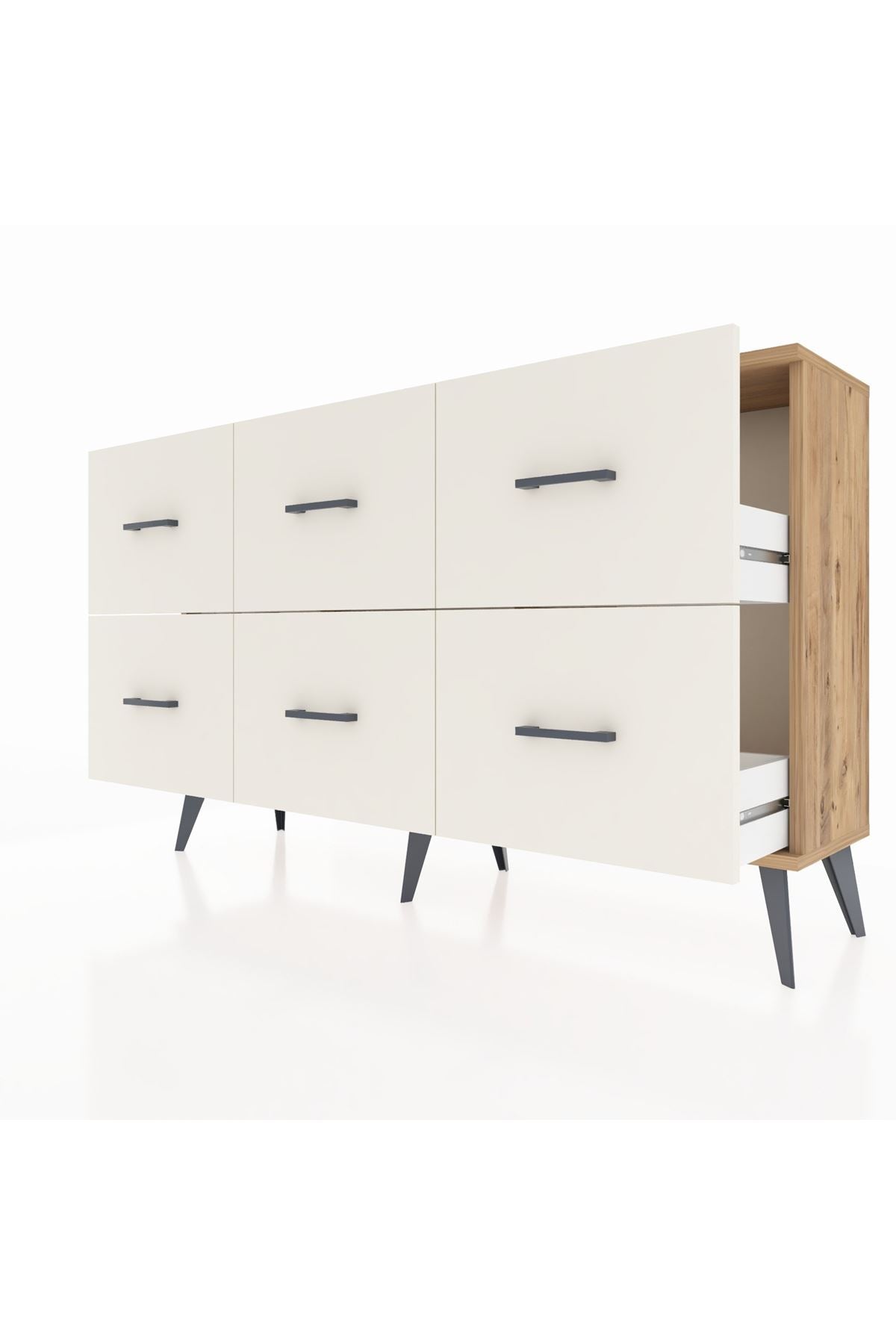 Arges Konsol 6 Çekmeceli 132x30x83 - S144M041V19A