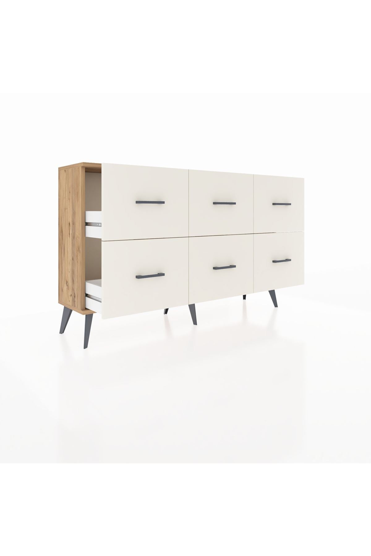 Arges Konsol 6 Çekmeceli 132x30x83 - S144M041V19A
