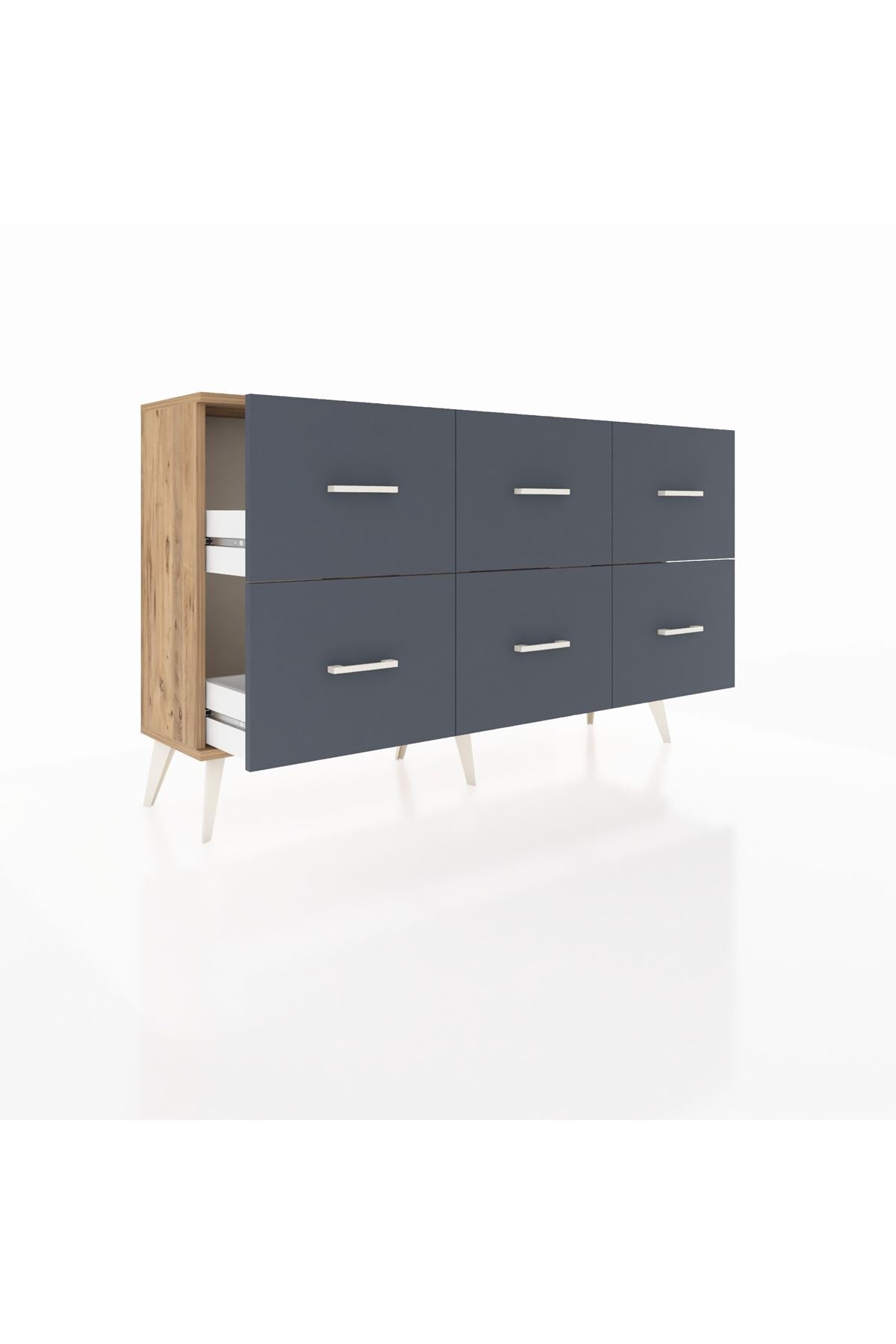 Arges Konsol 6 Çekmeceli 132x30x83 - S144M041V20A