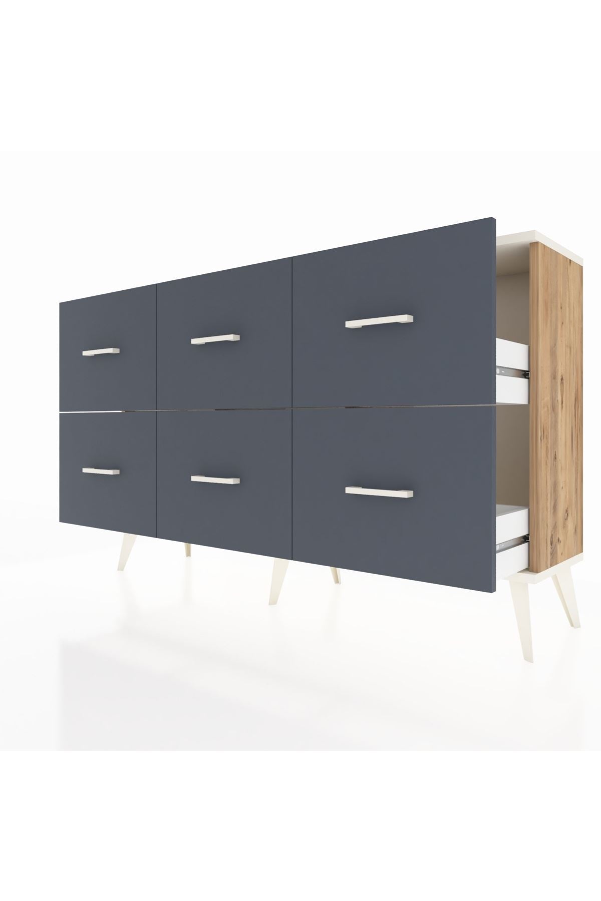 Arges Konsol 6 Çekmeceli 132x30x83 - S144M041V23A