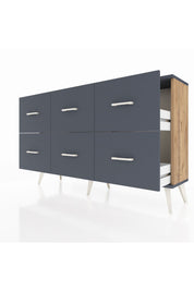 Arges Konsol 6 Çekmeceli 132x30x83 - S144M041V26A