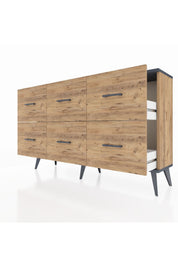 Arges Konsol 6 Çekmeceli 132x30x83 - S144M041V27A