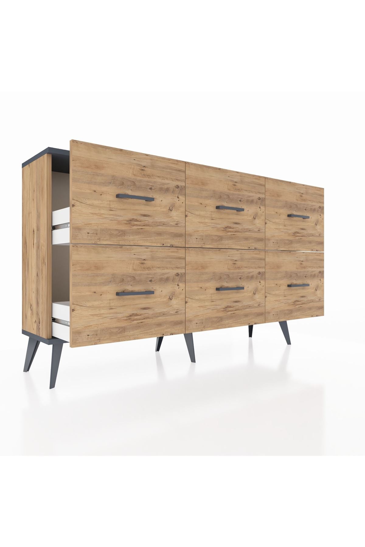 Arges Konsol 6 Çekmeceli 132x30x83 - S144M041V27A