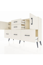 Arges Konsol 2 Raflı 5 Çekmeceli 2 Kapaklı 132x30x83 - S144M042V04A