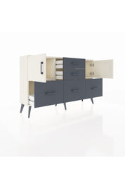 Arges Konsol 2 Raflı 5 Çekmeceli 2 Kapaklı 132x30x83 - S144M042V05A