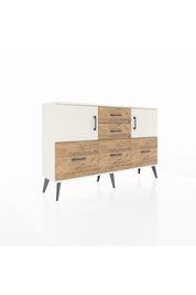 Arges Konsol 2 Raflı 5 Çekmeceli 2 Kapaklı 132x30x83 - S144M042V06A