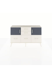 Arges Konsol 2 Raflı 5 Çekmeceli 2 Kapaklı 132x30x83 - S144M042V07A