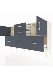 Arges Konsol 2 Raflı 5 Çekmeceli 2 Kapaklı 132x30x83 - S144M042V08A