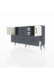 Arges Konsol 2 Raflı 5 Çekmeceli 2 Kapaklı 132x30x83 - S144M042V14A