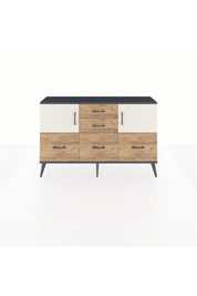 Arges Konsol 2 Raflı 5 Çekmeceli 2 Kapaklı 132x30x83 - S144M042V15A