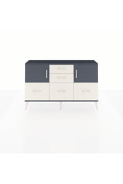 Arges Konsol 2 Raflı 5 Çekmeceli 2 Kapaklı 132x30x83 - S144M042V16A