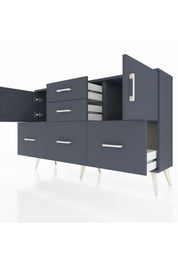 Arges Konsol 2 Raflı 5 Çekmeceli 2 Kapaklı 132x30x83 - S144M042V17A