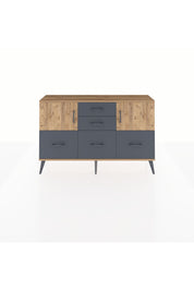 Arges Konsol 2 Raflı 5 Çekmeceli 2 Kapaklı 132x30x83 - S144M042V20A