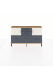 Arges Konsol 2 Raflı 5 Çekmeceli 2 Kapaklı 132x30x83 - S144M042V23A