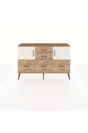 Arges Konsol 2 Raflı 5 Çekmeceli 2 Kapaklı 132x30x83 - S144M042V24A