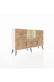 Arges Konsol 2 Raflı 3 Çekmeceli 2 Kapaklı 132x30x83 - S144M043V03A