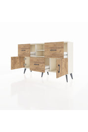 Arges Konsol 2 Raflı 3 Çekmeceli 2 Kapaklı 132x30x83 - S144M043V03A