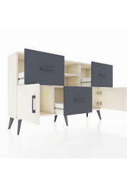 Arges Konsol 2 Raflı 3 Çekmeceli 2 Kapaklı 132x30x83 - S144M043V05A